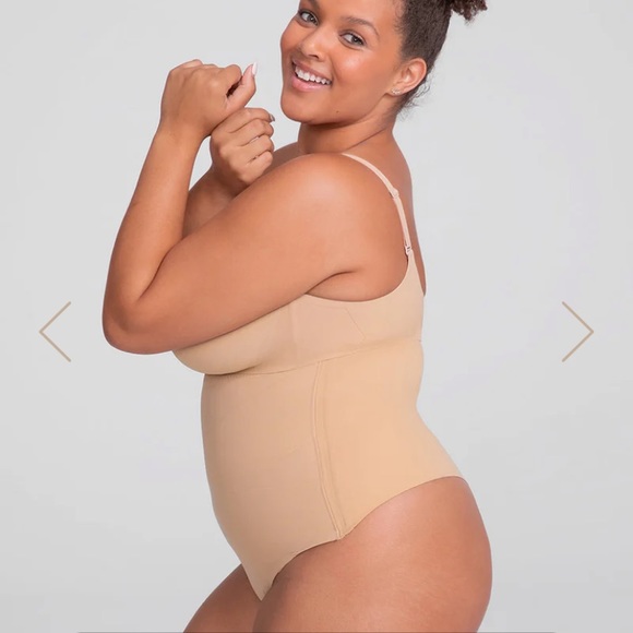 NWT Honeylove Super Power SuperPower Thong Shapewear, Nude "Sand" size S - Picture 3 of 12